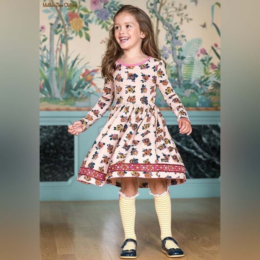 Matilda Jane Enchanted Afternoon Floral Dress size 6